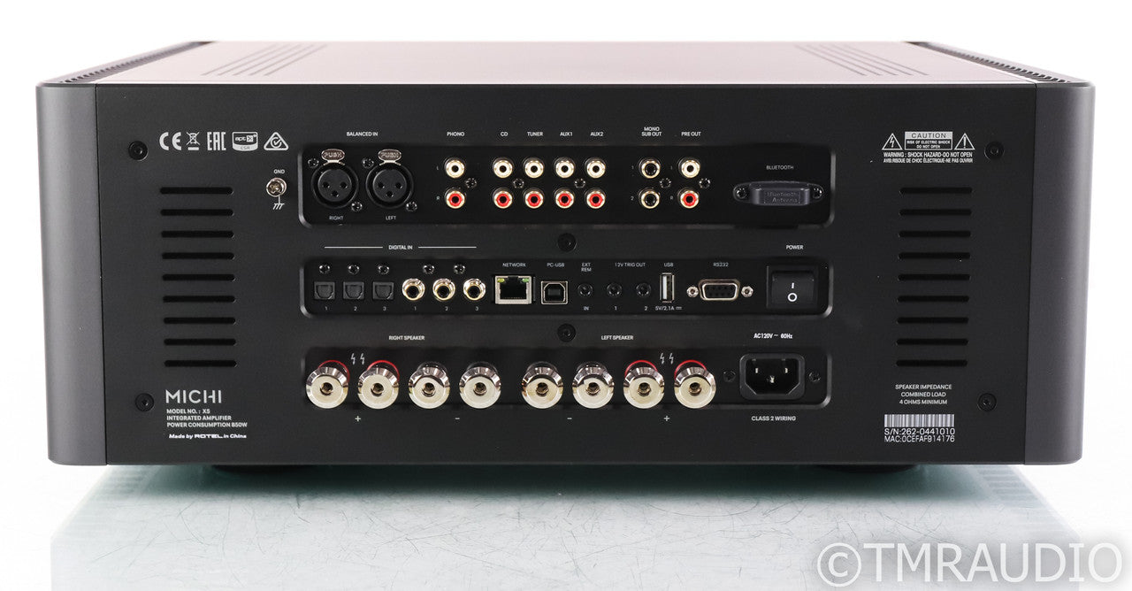 Rotel Michi X5 Stereo Integrated Amplifier; MM / MC Phono; Black
