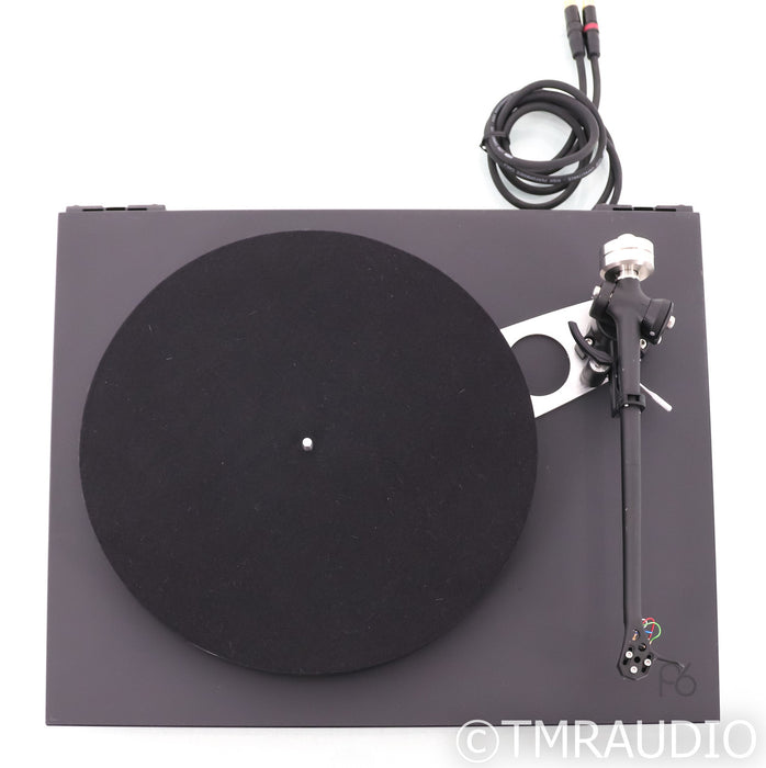 Rega Planar 6 Belt Drive Turntable; P6; Black; Ania MC Cartridge