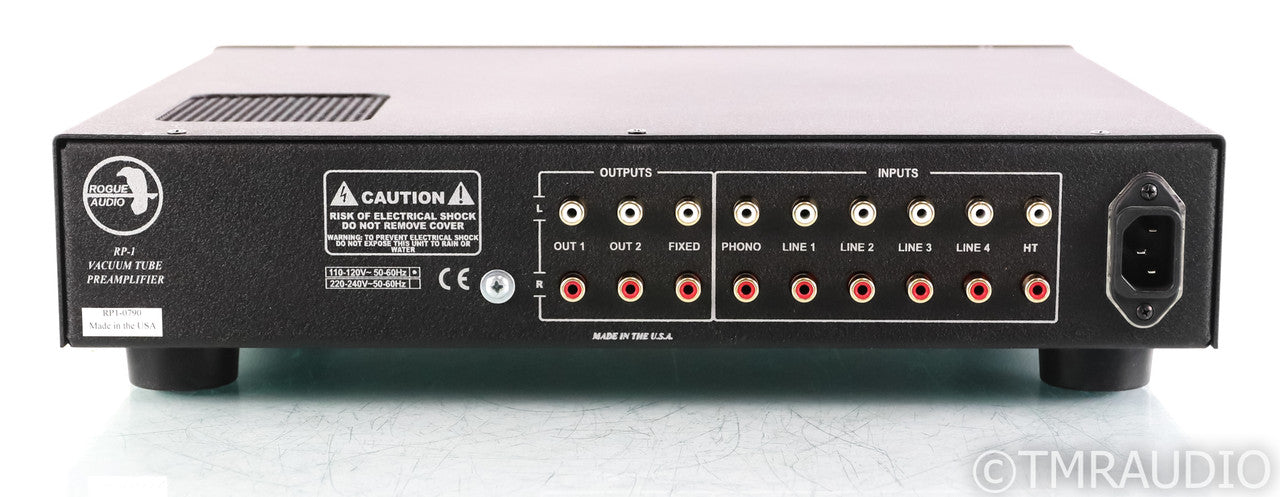 Rogue Audio RP-1 Stereo Tube Preamplifier; RP1; MM / MC Phono; Remote