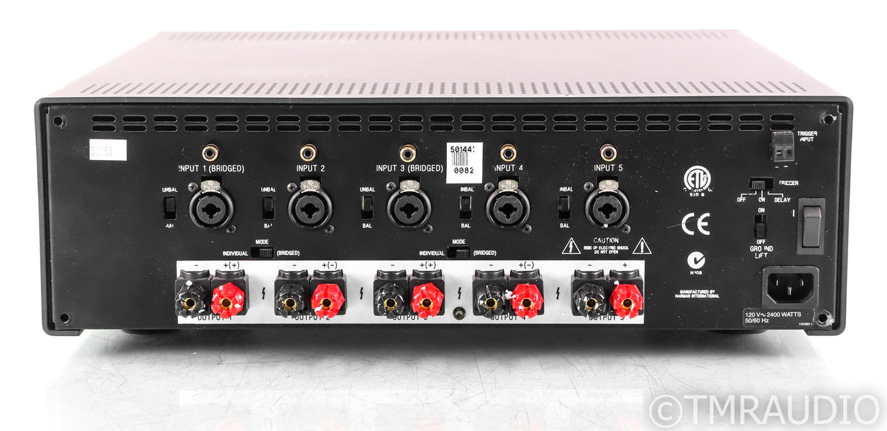 Lexicon LX-5 5 Channel Power Amplifier; LX5; Silver