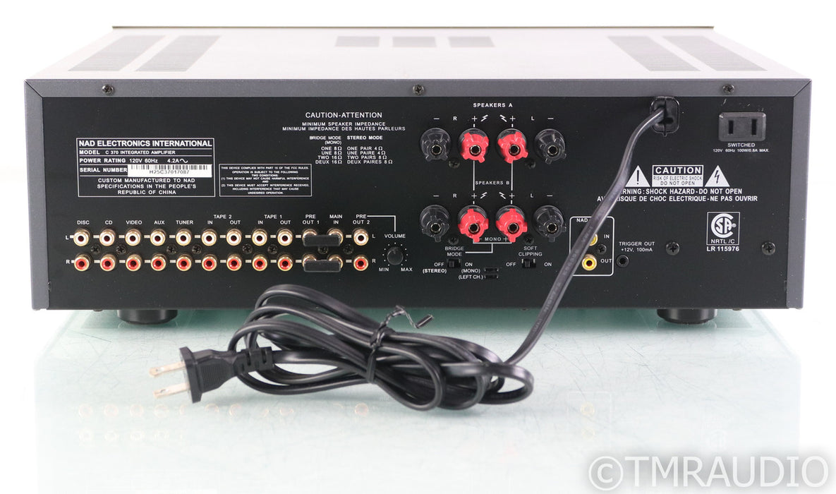 NAD C 370 Stereo Integrated Amplifier; C-730; Remote