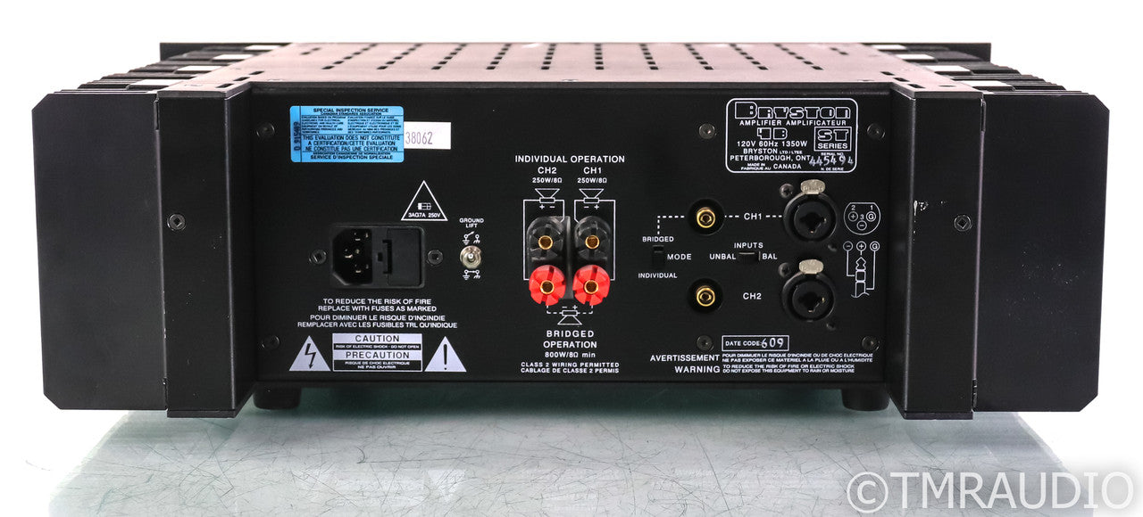 Bryston 4B-ST Stereo Power Amplifier; 4BST