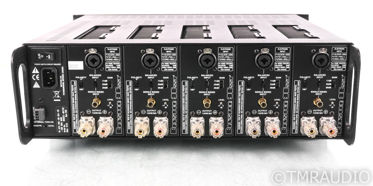Bryston 9B SST2 5 Channel Power Amplifier; 9BSST Squared