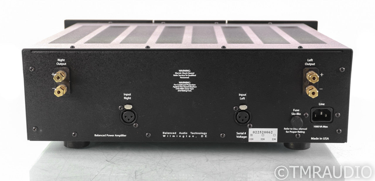 BAT VK-225 Stereo Power Amplifier; VK225; Black