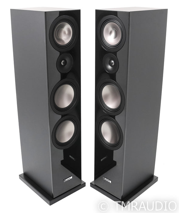 Canton Chrono 90 DC Floorstanding Speakers; Black Pair (New)