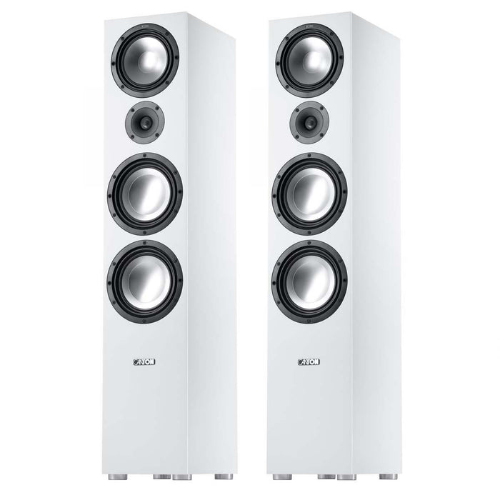 Canton GLE 496.2 Floorstanding Speakers; White Pair (New)