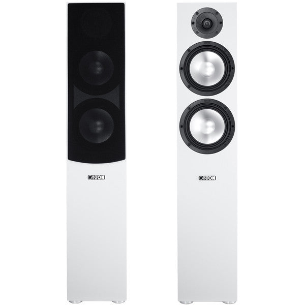 Canton GLE 476.2 Floorstanding Speakers; White Pair (New)