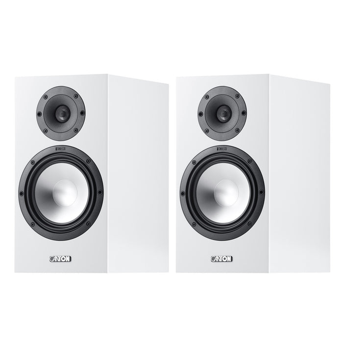 Canton GLe 476.2 Bookshelf Speakers; White Pair (New)