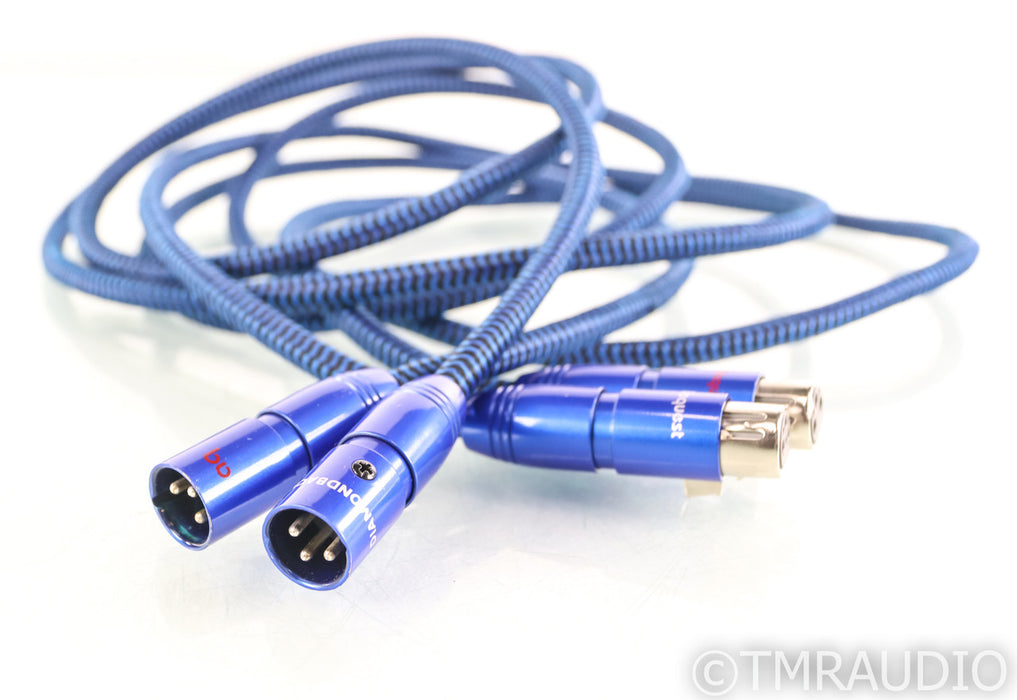 AudioQuest Diamondback XLR Cables; 2m Pair Balanced Interconnects