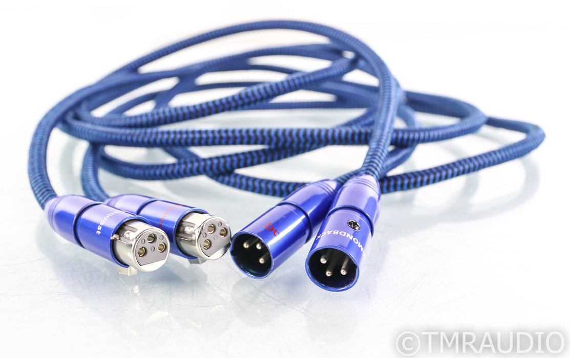 AudioQuest Diamondback XLR Cables; 2m Pair Balanced Interconnects