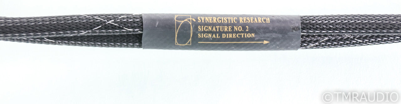 Synergistic Research Signature No.2 Speaker Cables; 6ft Pair