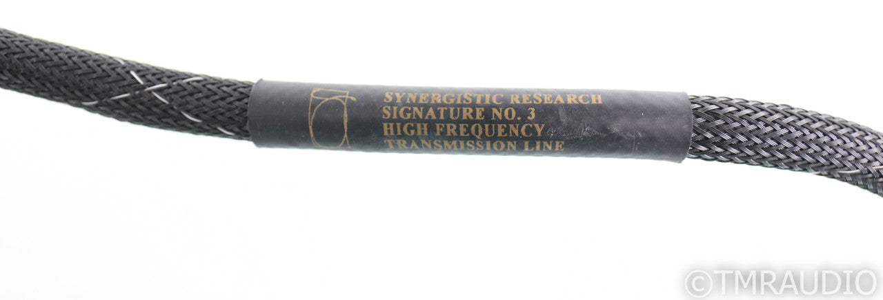 Synergistic Research Signature No.2/No.3 Speaker Cables; 4ft Pair