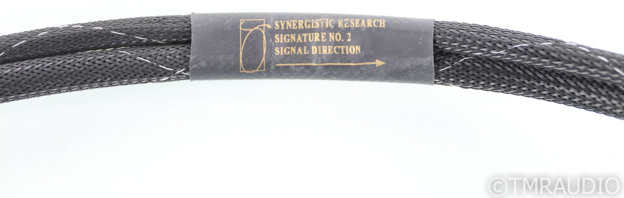 Synergistic Research Signature No.2/No.3 Speaker Cables; 4ft Pair