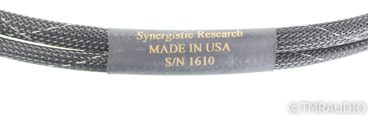 Synergistic Research Signature No.2/No.3 Speaker Cables; 4ft Pair