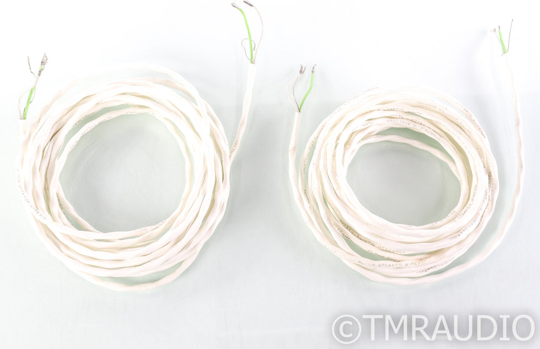Synergistic Research Alpha Speaker Cables; 10m Unterminated Pair