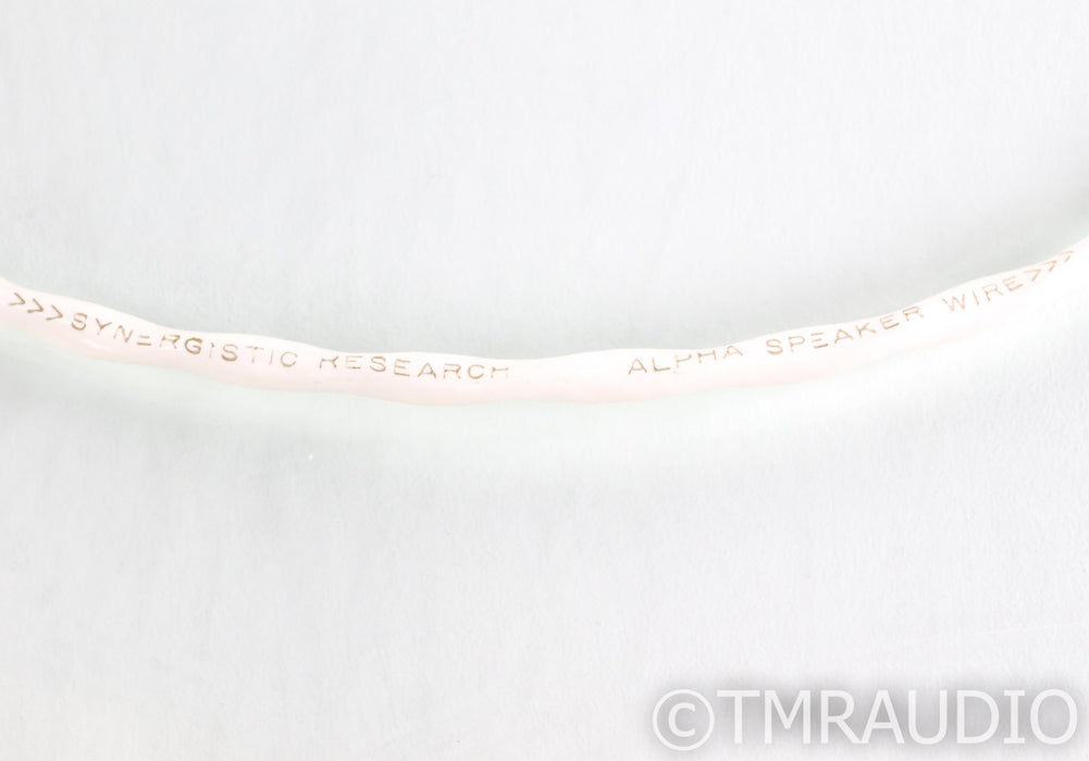 Synergistic Research Alpha Speaker Cables; 10m Unterminated Pair