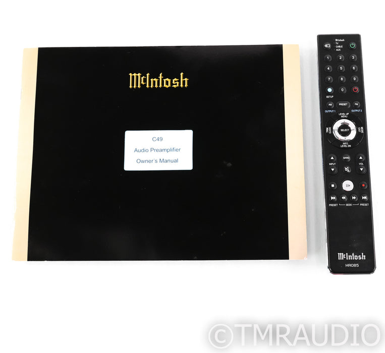 McIntosh C49 Stereo Preamplifier; C-49; Remote; MM / MC Phono