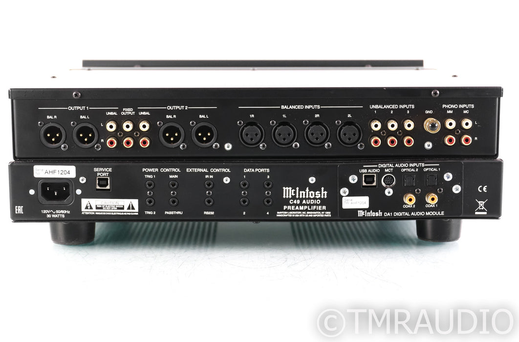 McIntosh C49 Stereo Preamplifier; C-49; Remote; MM / MC Phono