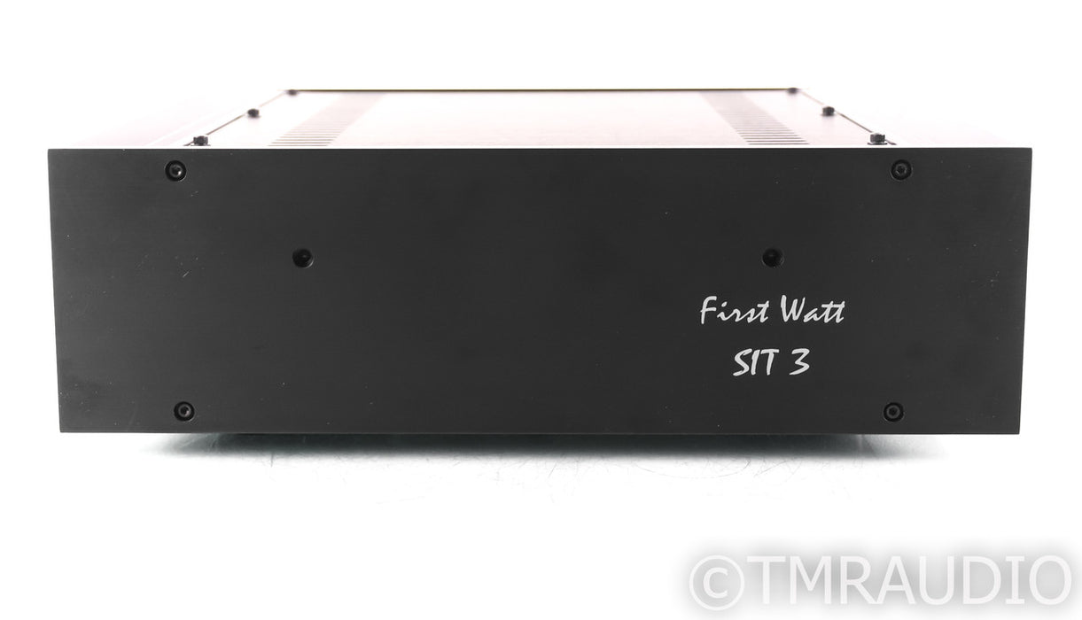 First Watt SIT 3 Stereo Power Amplifier; SIT3; Black
