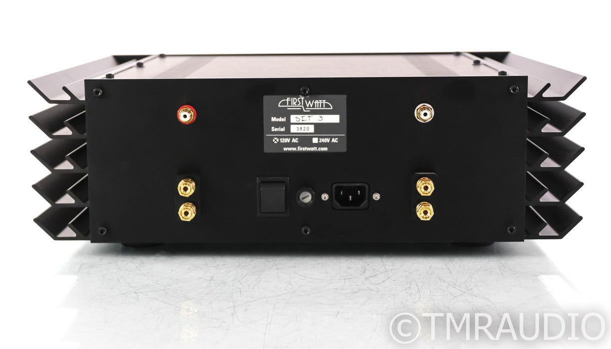 First Watt SIT 3 Stereo Power Amplifier; SIT3; Black