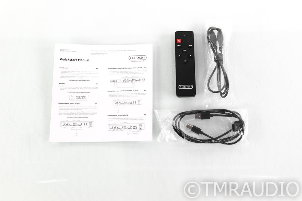 Chord Electronics Dave DAC / Headphone Amplifier; D/A Converter; Remote; USB