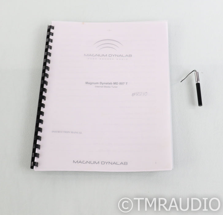 Magnum Dynalab MD807 Tube Network Streamer; Silver (No Remote)