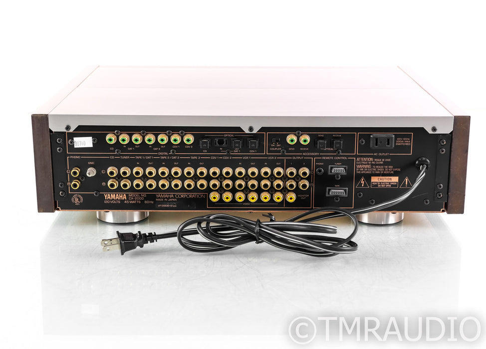 Yamaha CX-2000 Vintage Stereo Preamplifier; CX2000; MM / MC Phono; Remote