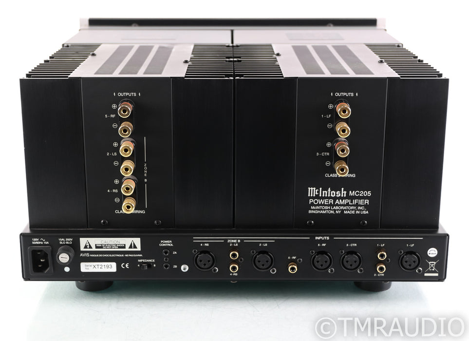 McIntosh MC205 Five Channel Power Amplifier; MC-205