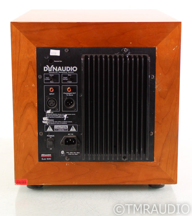 Dynaudio Sub 500 12" Powered Subwoofer; Sub500; Rosewood (No Remote, No Grill)