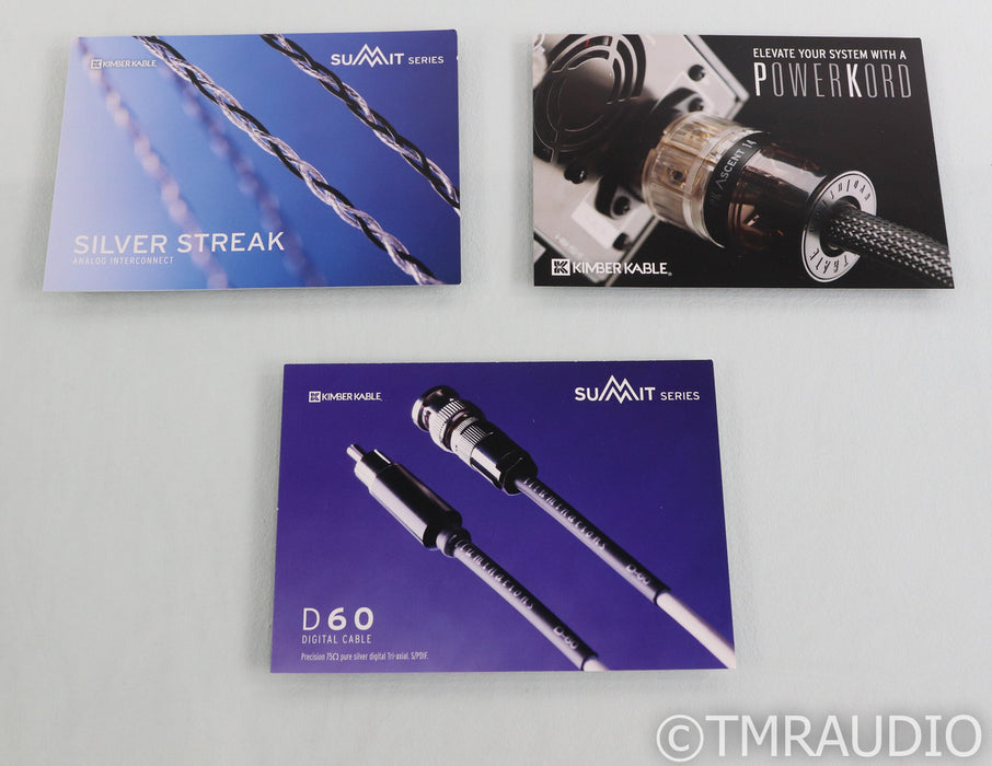 Kimber Kable Silver Streak XLR Cables; 0.75m Balanced Interconnects (Open Box)