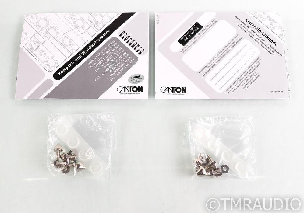 Canton Chrono SL 586.2 DC Floorstanding Speakers; White Pair