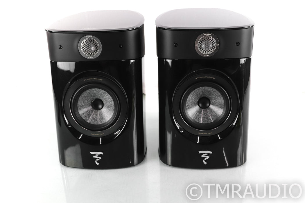 Focal Sopra No.1 Bookshelf Speakers; Black Lacquer Pair (Open Box)