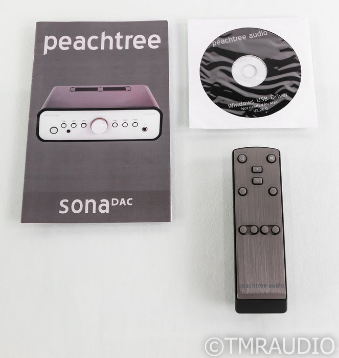 Peachtree Audio SonaDAC; Gloss Black; Remote; D/A Converter