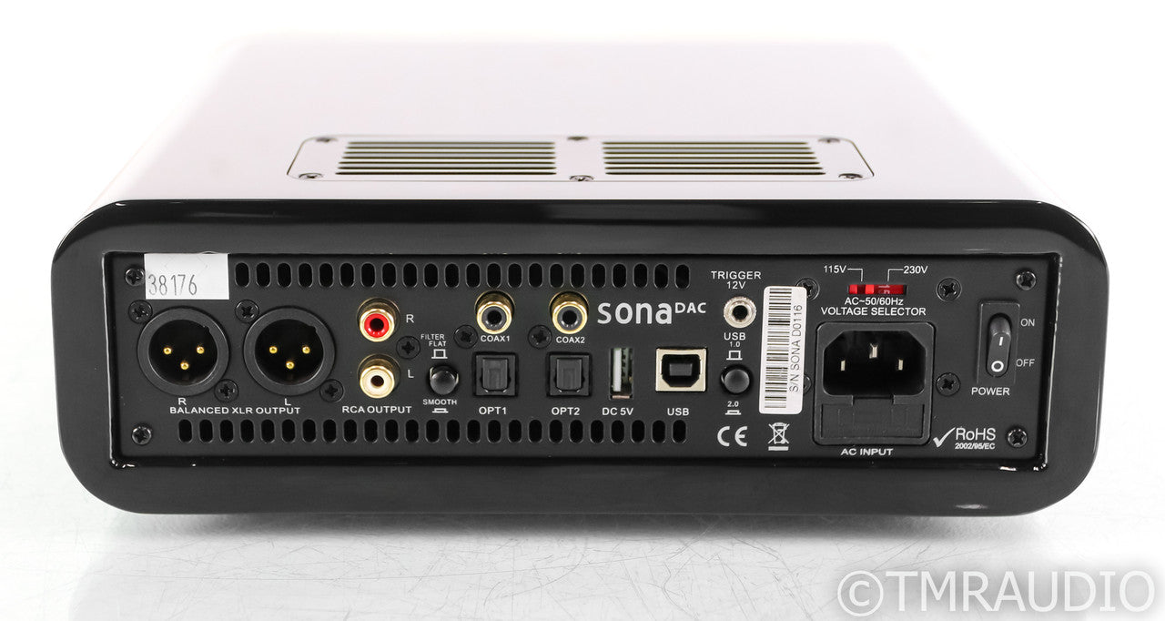 Peachtree Audio SonaDAC; Gloss Black; Remote; D/A Converter