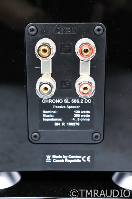 Canton Chrono SL 586.2 DC Floorstanding Speakers; Black Pair