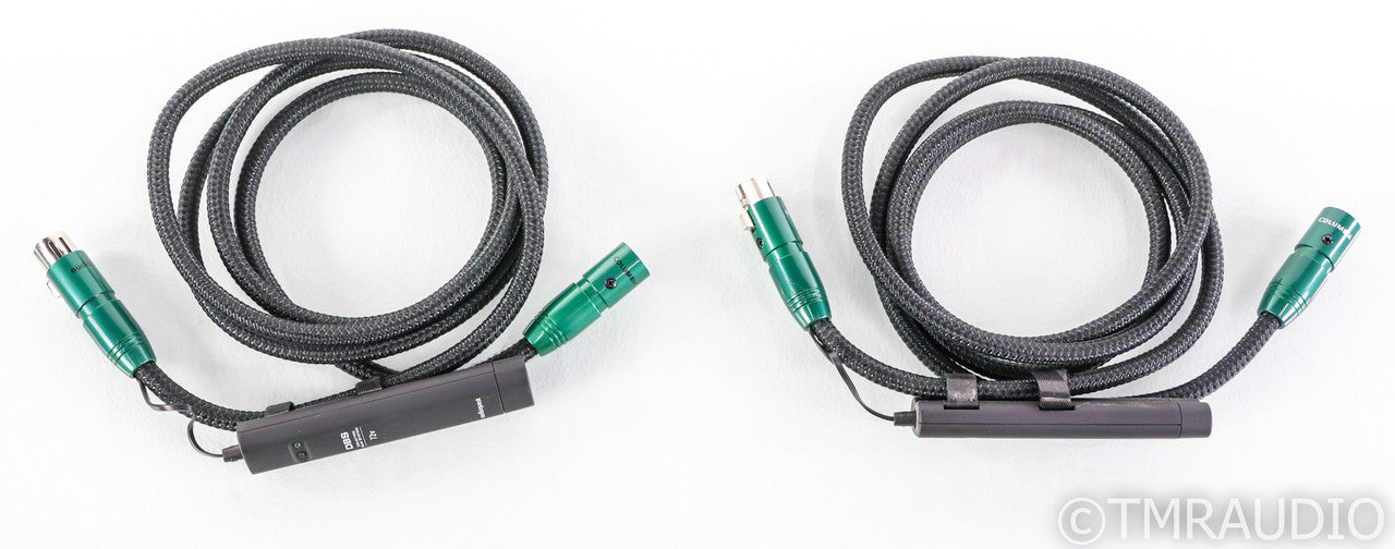 AudioQuest Columbia XLR Cables; 2m Pair Balanced Interconnects; 72v DBS