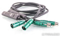 AudioQuest Columbia XLR Cables; 2m Pair Balanced Interconnects; 72v DBS