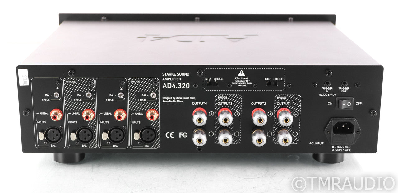 Starke Sound AD4 320 4 Channel Power Amplifier