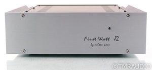 First Watt J2 Stereo Power Amplifier; J-2; Silver; Nelson Pass (Very Low Hours)