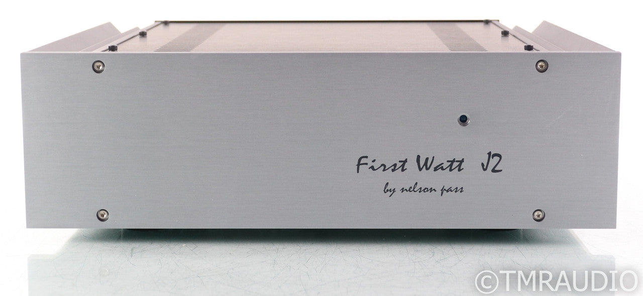 First Watt J2 Stereo Power Amplifier; J-2; Silver; Nelson Pass (Very Low Hours)