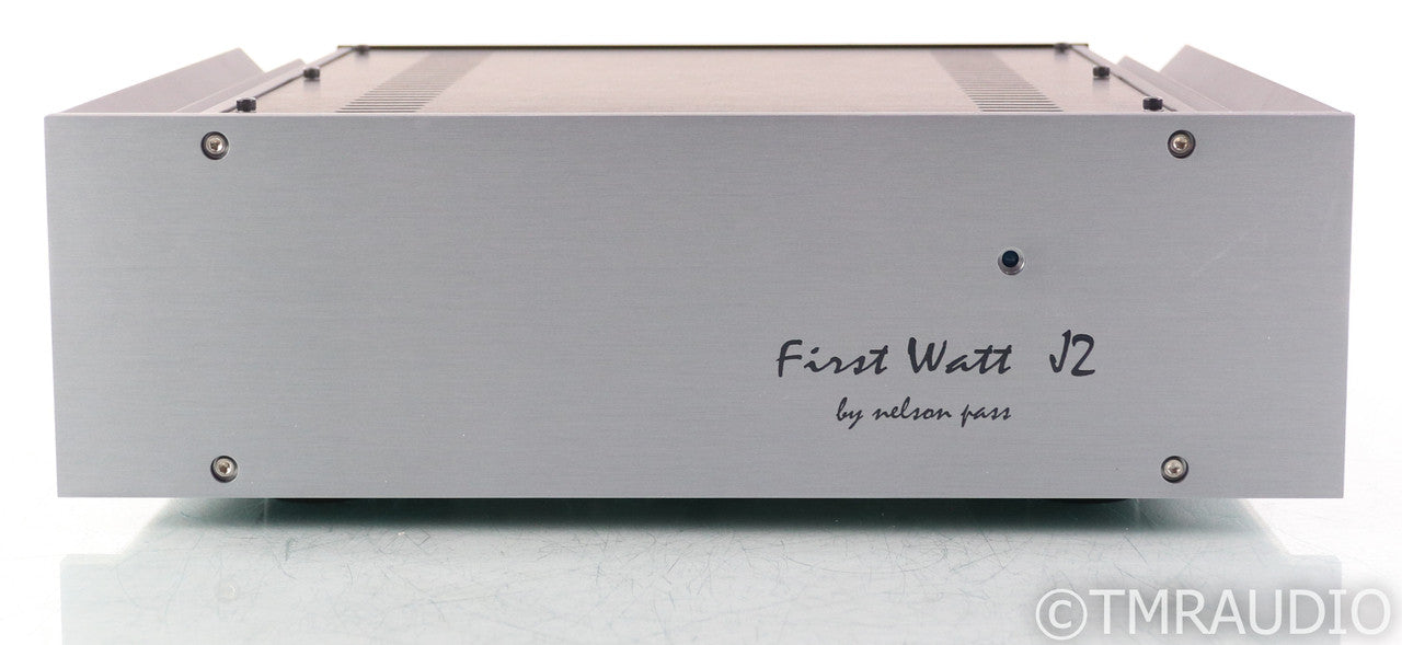 First Watt J2 Stereo Power Amplifier; J-2; Silver; Nelson Pass (Very Low Hours)