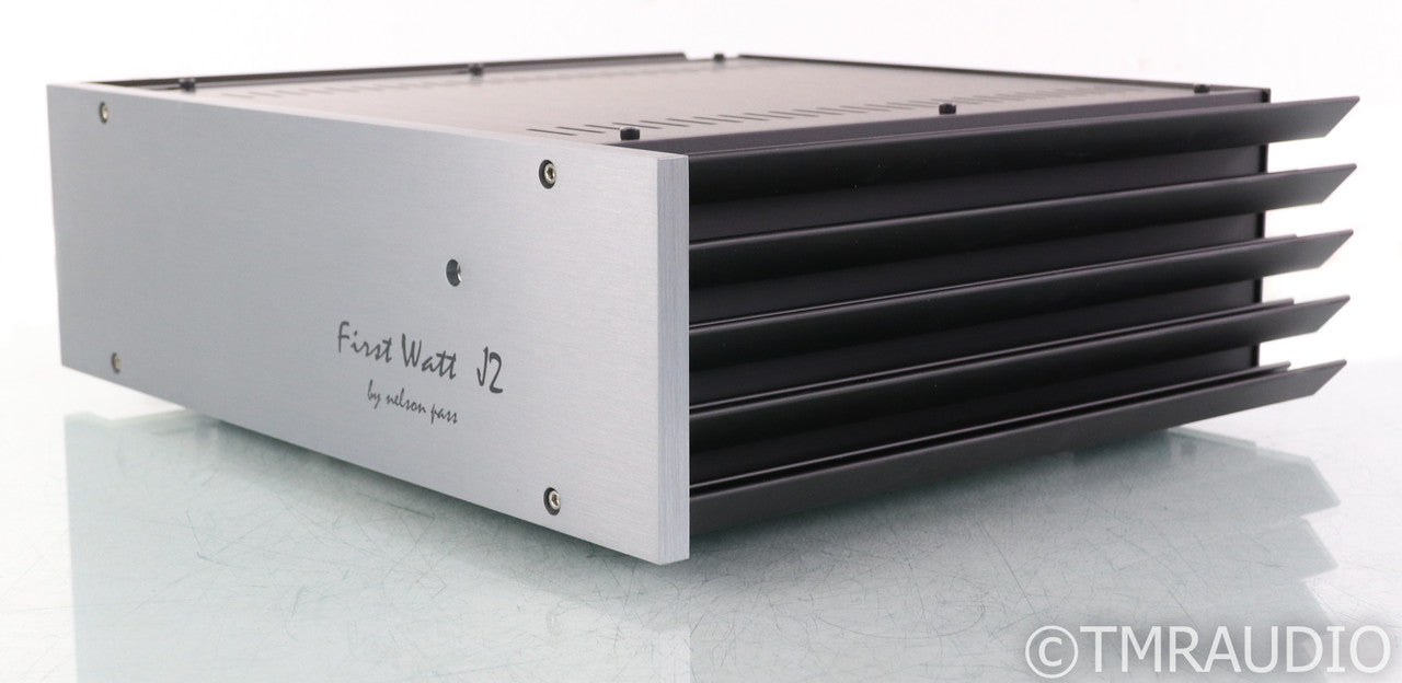 First Watt J2 Stereo Power Amplifier; J-2; Silver; Nelson Pass (Very Low Hours)