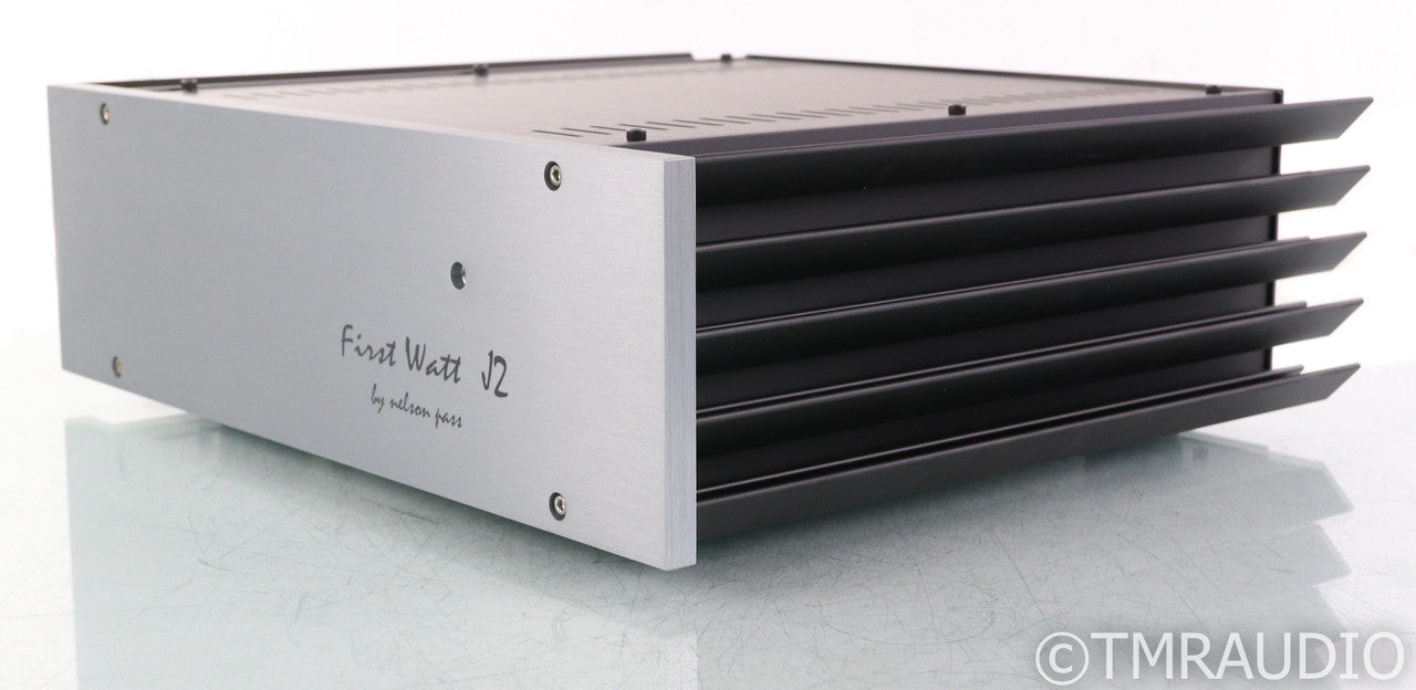 First Watt J2 Stereo Power Amplifier; J-2; Silver; Nelson Pass (Very Low Hours)