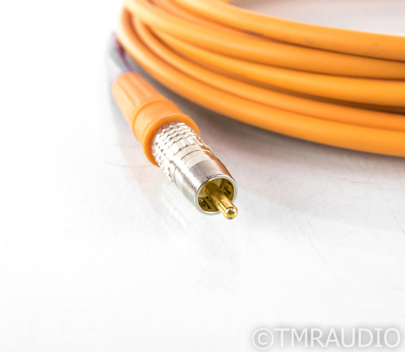 Canare LV-61S RCA Digital Coaxial Cable; 25ft Interconnect; LV61S; Orange