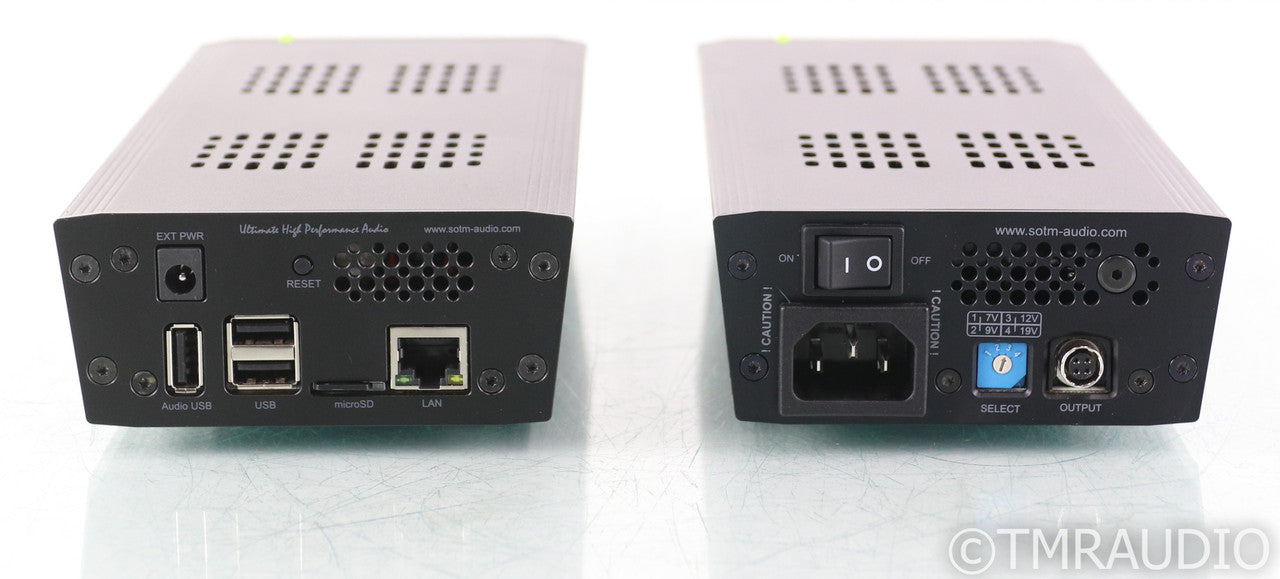 SOtM sMS-200ultra Network Streamer; sPS-500 Power Supply; Roon Ready