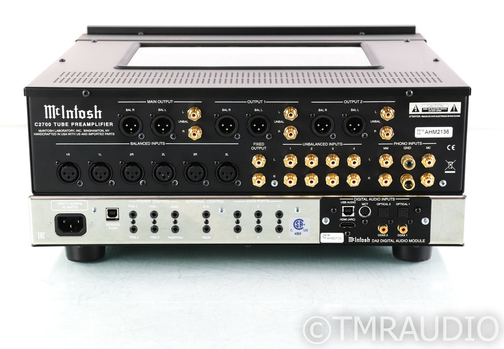 McIntosh C2700 Stereo Tube Preamplifier; Remote; DAC; MM / MC Phono; C-2700