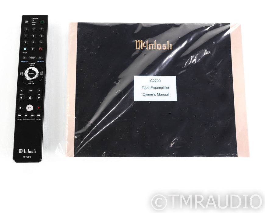 McIntosh C2700 Stereo Tube Preamplifier; Remote; DAC; MM / MC Phono; C-2700