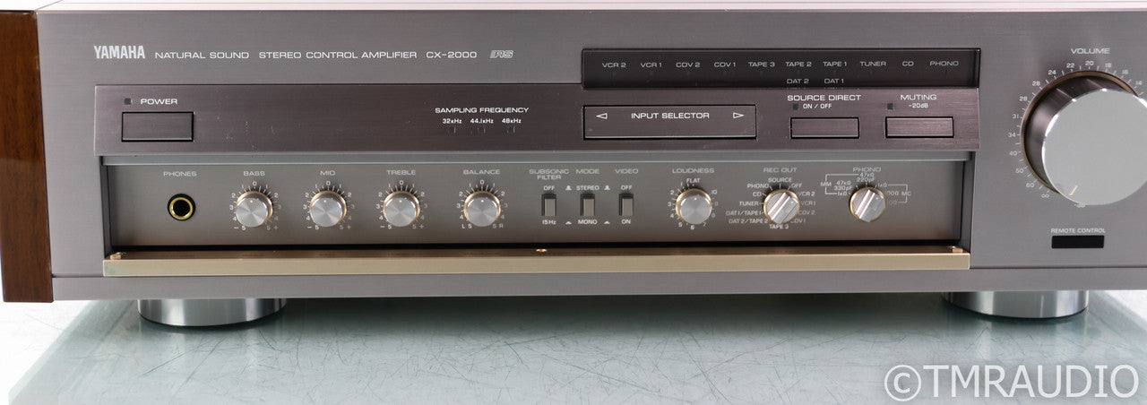 Yamaha CX-2000 Vintage Stereo Preamplifier; CX2000; MM / MC Phono (No Remote)