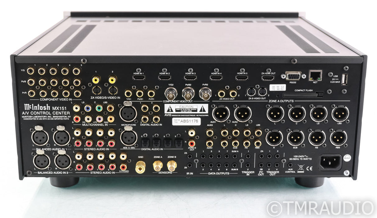 McIntosh MX151 7.1 Channel Home Theater Processor; MX-151; Remote
