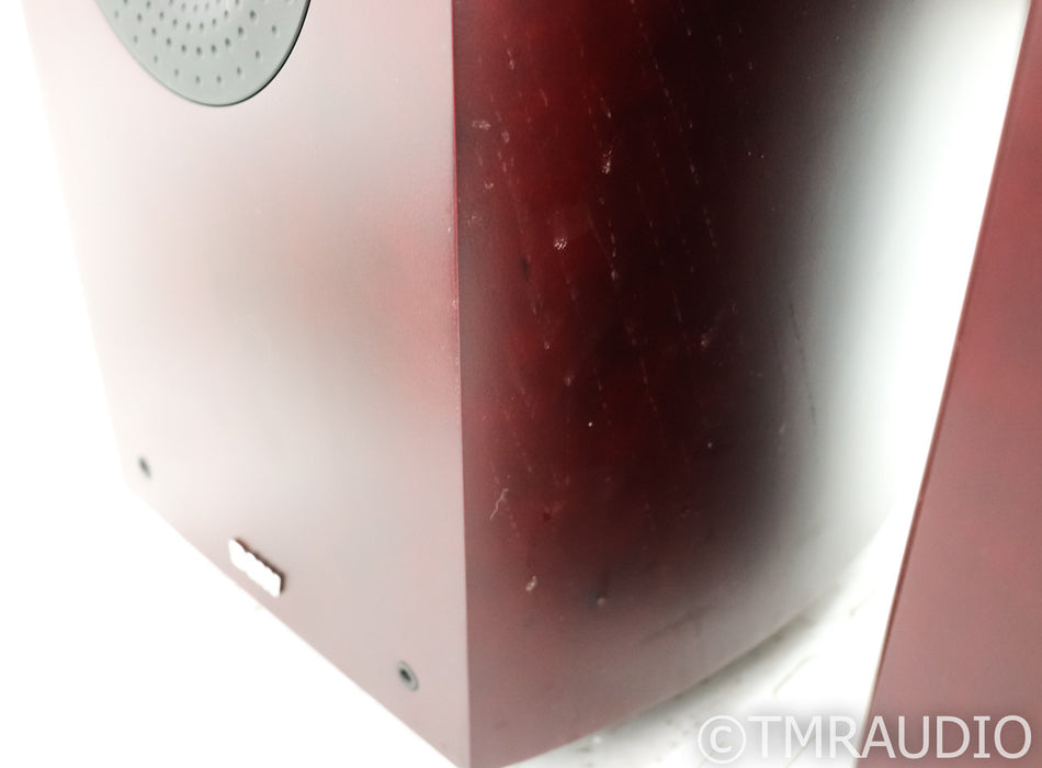 B&W Nautilus 803 Floorstanding Speakers; Red Cherry Pair